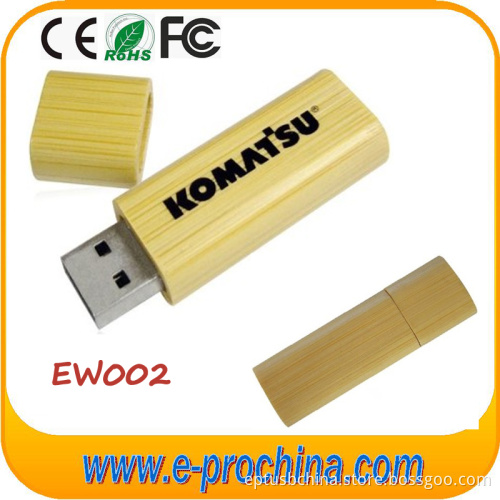 Hot! Wooden USB Flash Drive Wood USB Memory Disk with Free Logo (EW002)